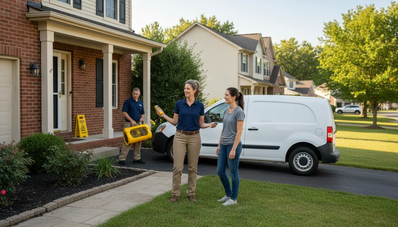 Residential water damage restoration in Coon Rapids, IA